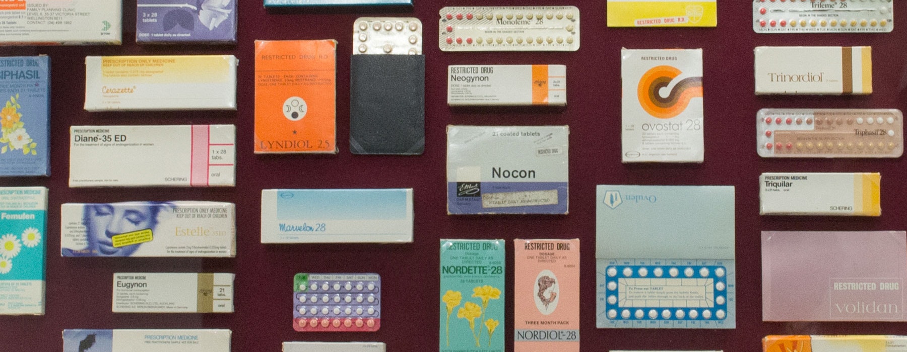 Contraception: Uncovering the collection of Dame Margaret Sparrow, 2015. Photograph by Kate Whitley. Te Papa