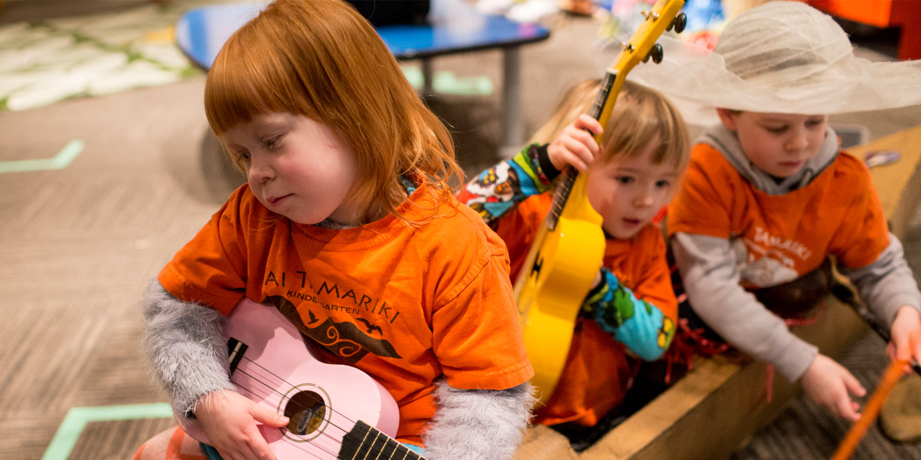 Early childhood visit to PlaNet Pasifika, 2015. Photograph by Michael Hall. Te Papa