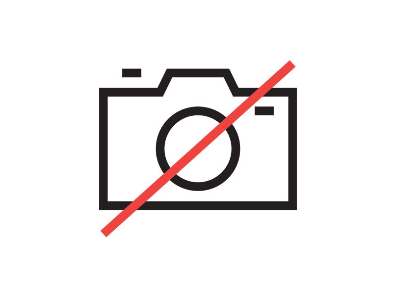 Graphic of a camera with a red line across it indicating no photography allowed