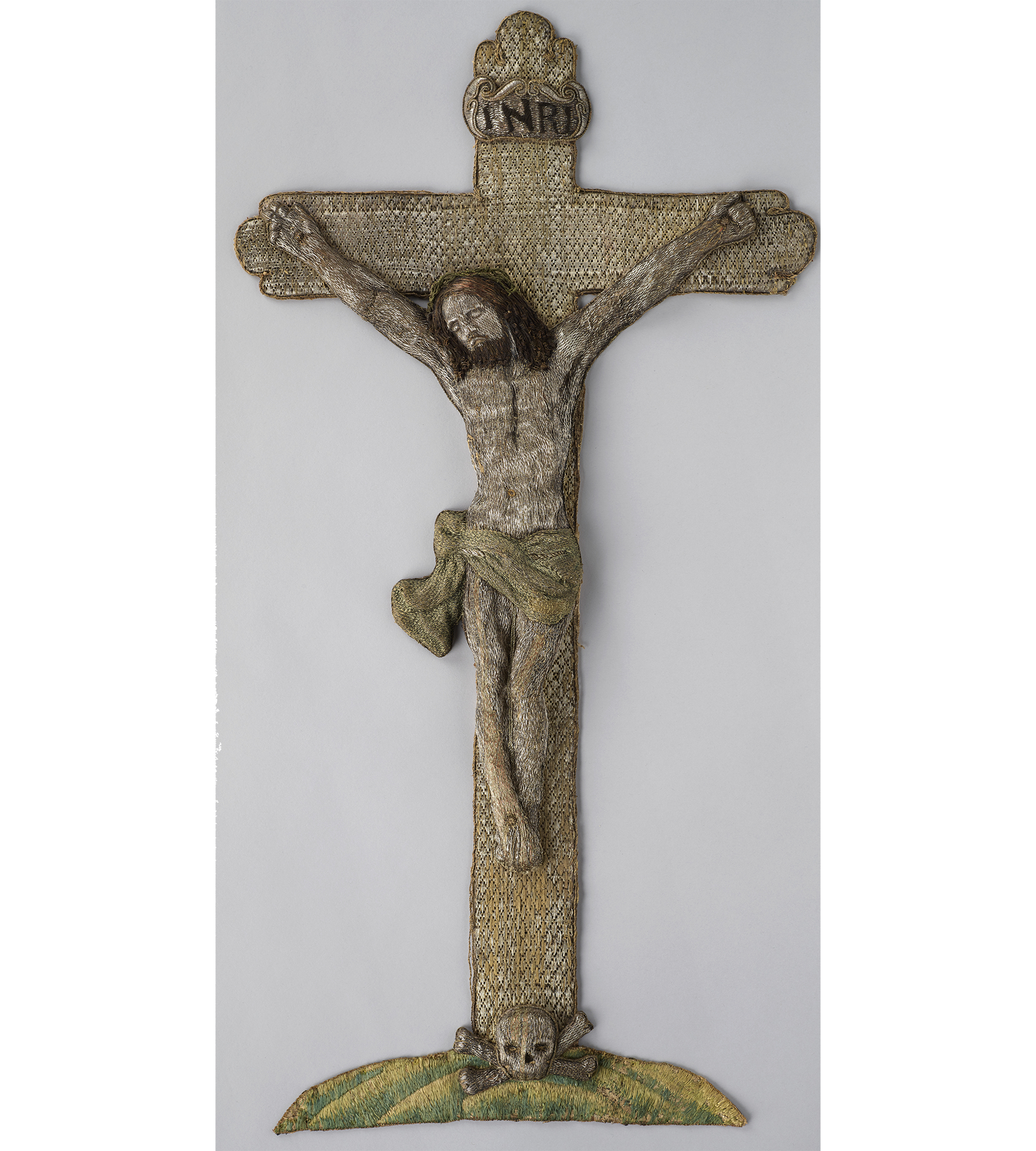 Wooden cross with Jesus