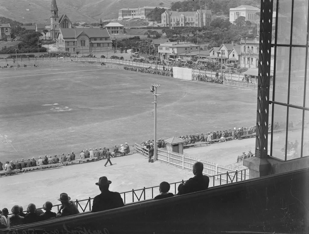 View of the pitch from the grandstand