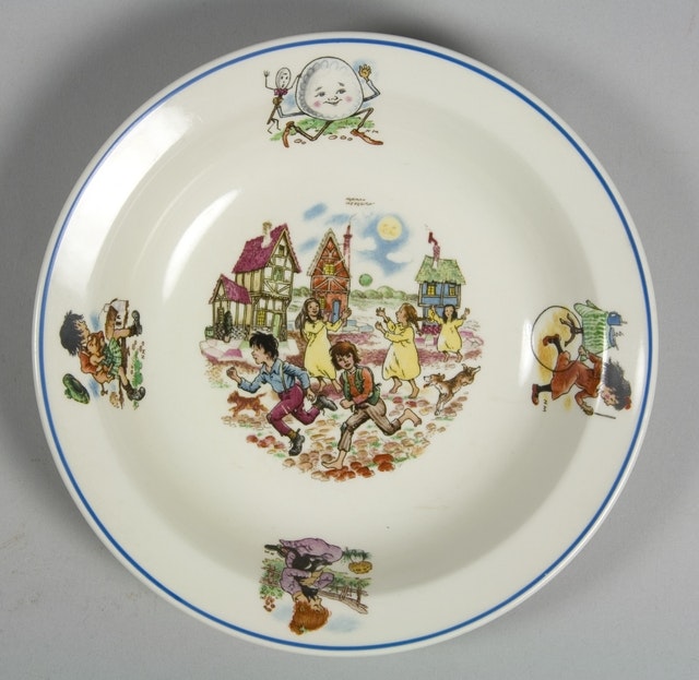 Nurseryware plate by Crown Lynn