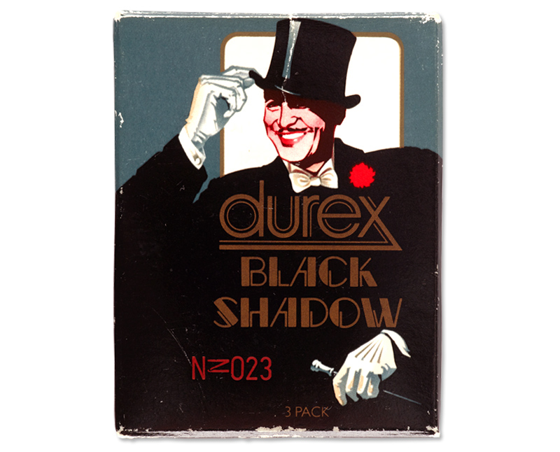 Durex Black Shadow condom packaging