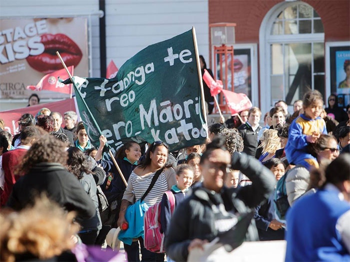 Procession for Māori Language Week