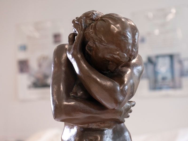 Rodin's bronze 'Eve' sculpture