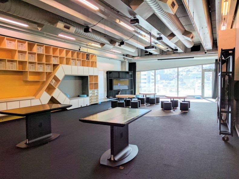 Hīnātore | Learning Lab – flexible learning space, 2016. Te Papa Te Papa's learning lab