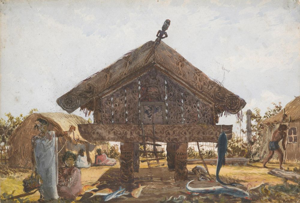 Pataka, a Māori food store