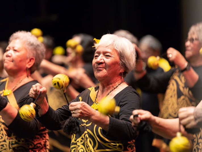 Ngāti Whātua Ōrākei Te Puru o Tāmaki Taikura, Taikura Kapa Haka 2018. Te Papa Ladies perform a waiata (song)