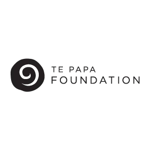 Te Papa Foundation black and white logo