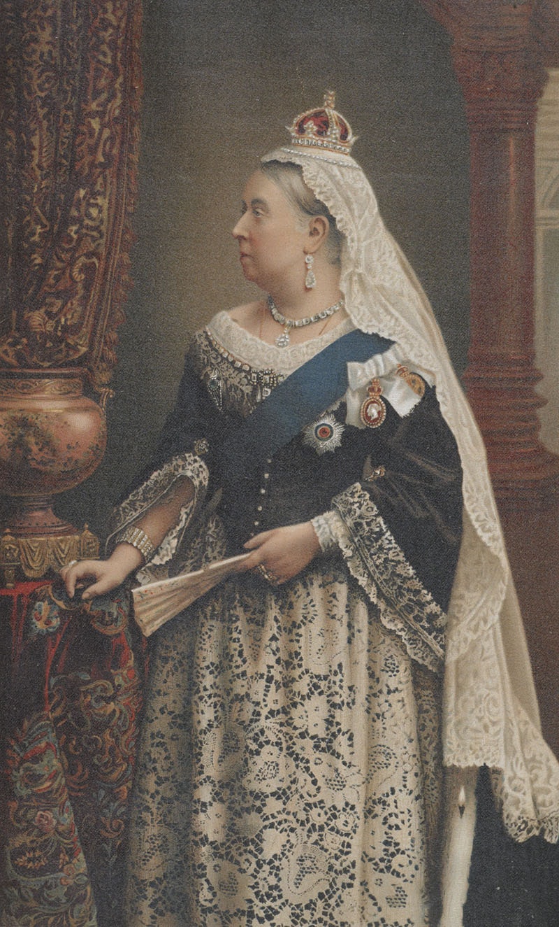 Studio portrait of Queen Victoria