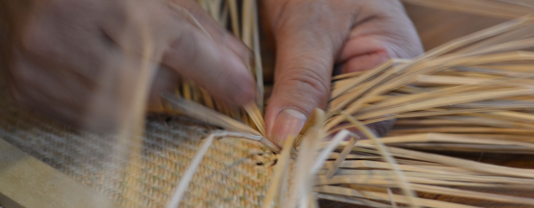 Close up of weaving