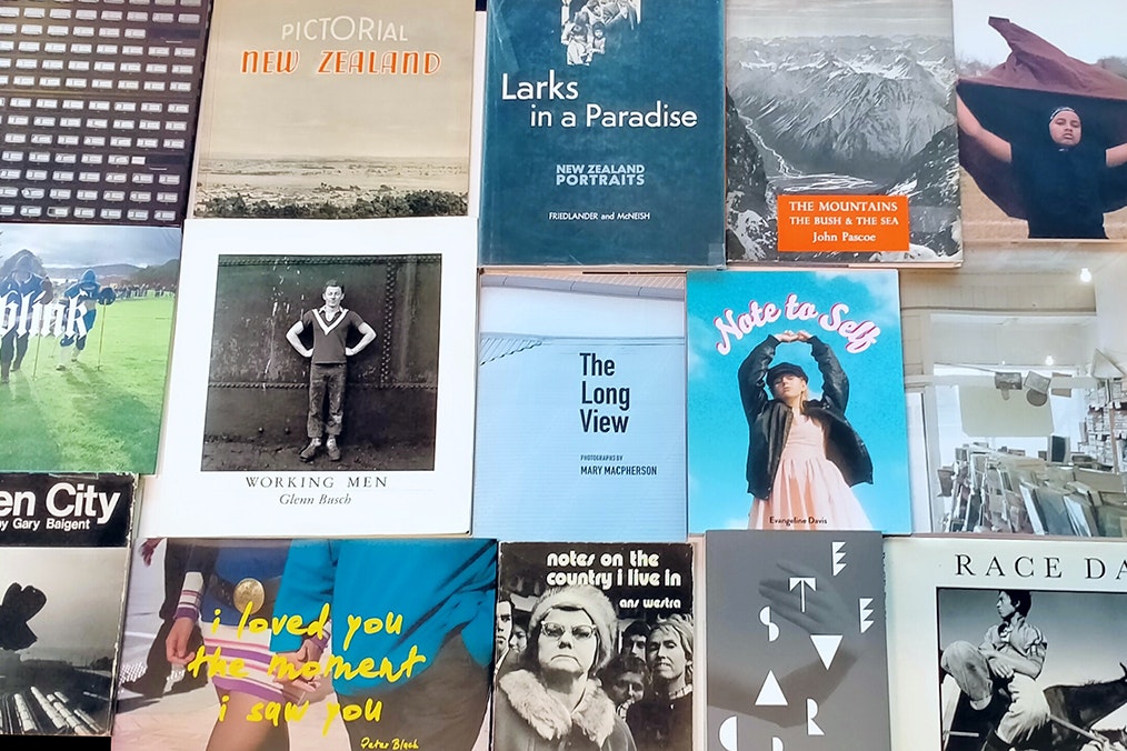 A crop of a selection of photo book covers