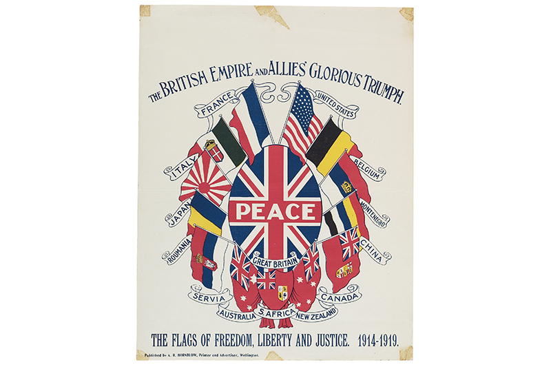 A poster commemorating Armistice Day
