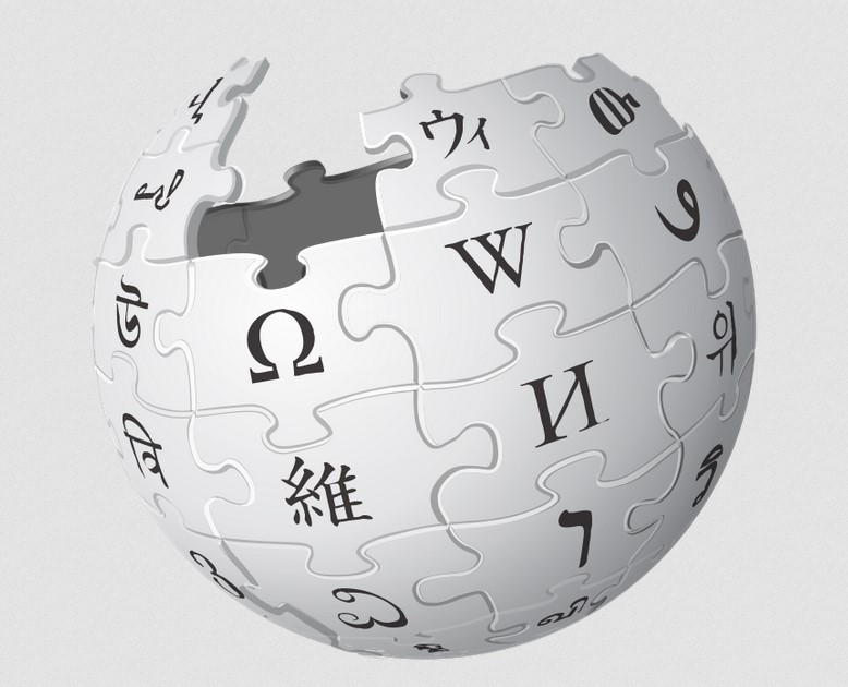 Wikipedia logo.