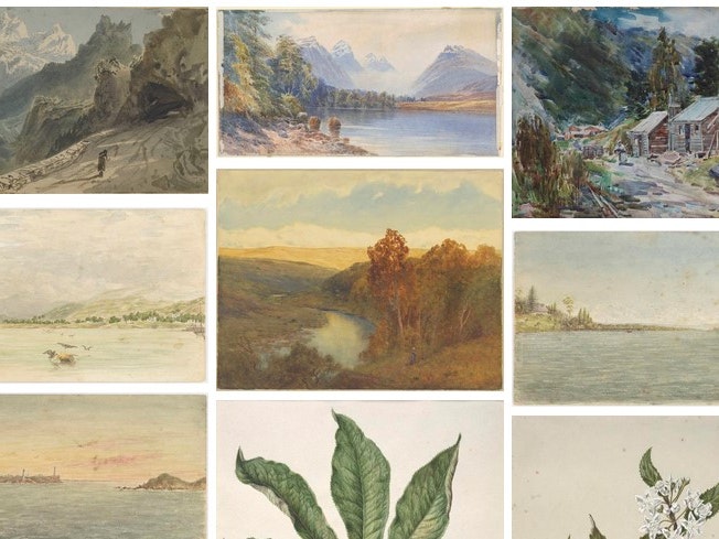 Watercolour World Te Papa watercolours shown on Watercolour World.