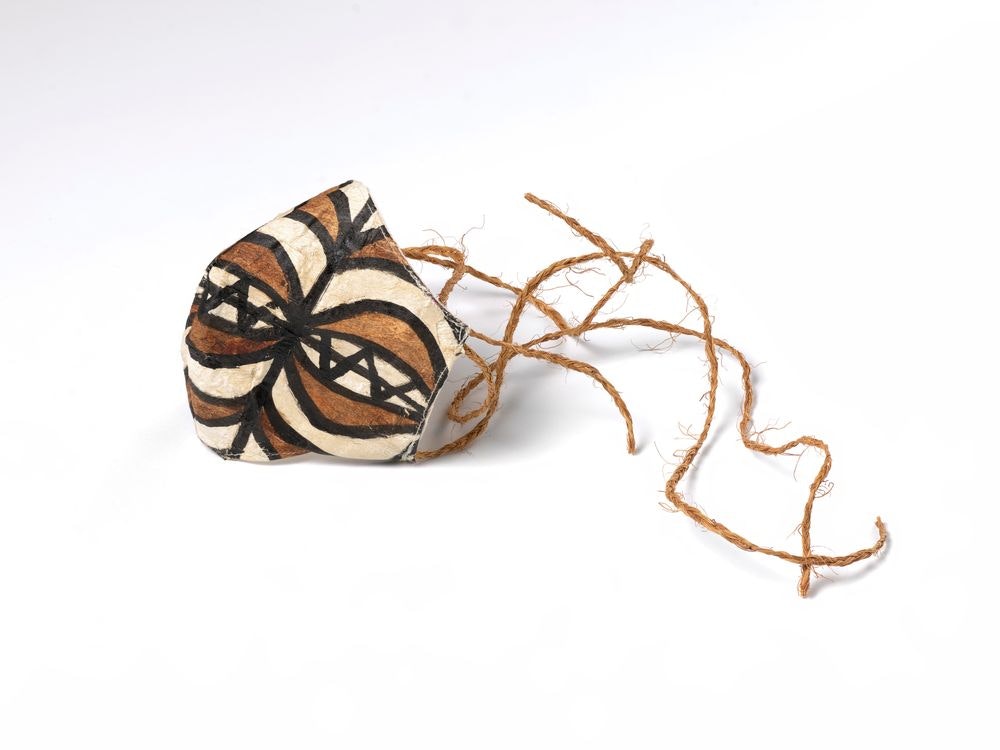 Face mask Covid-19 face mask made with tapa cloth.