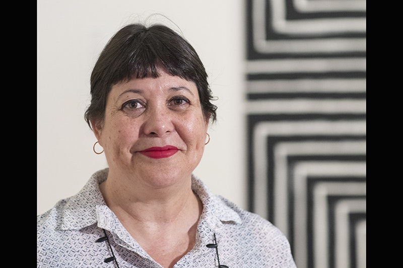 Megan Tamati-Quinnell. Photo by Kate Whitley. Te Papa (231216)