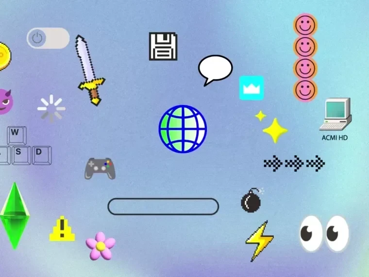 Game Worlds tile Animated video game icons on a coloured background.