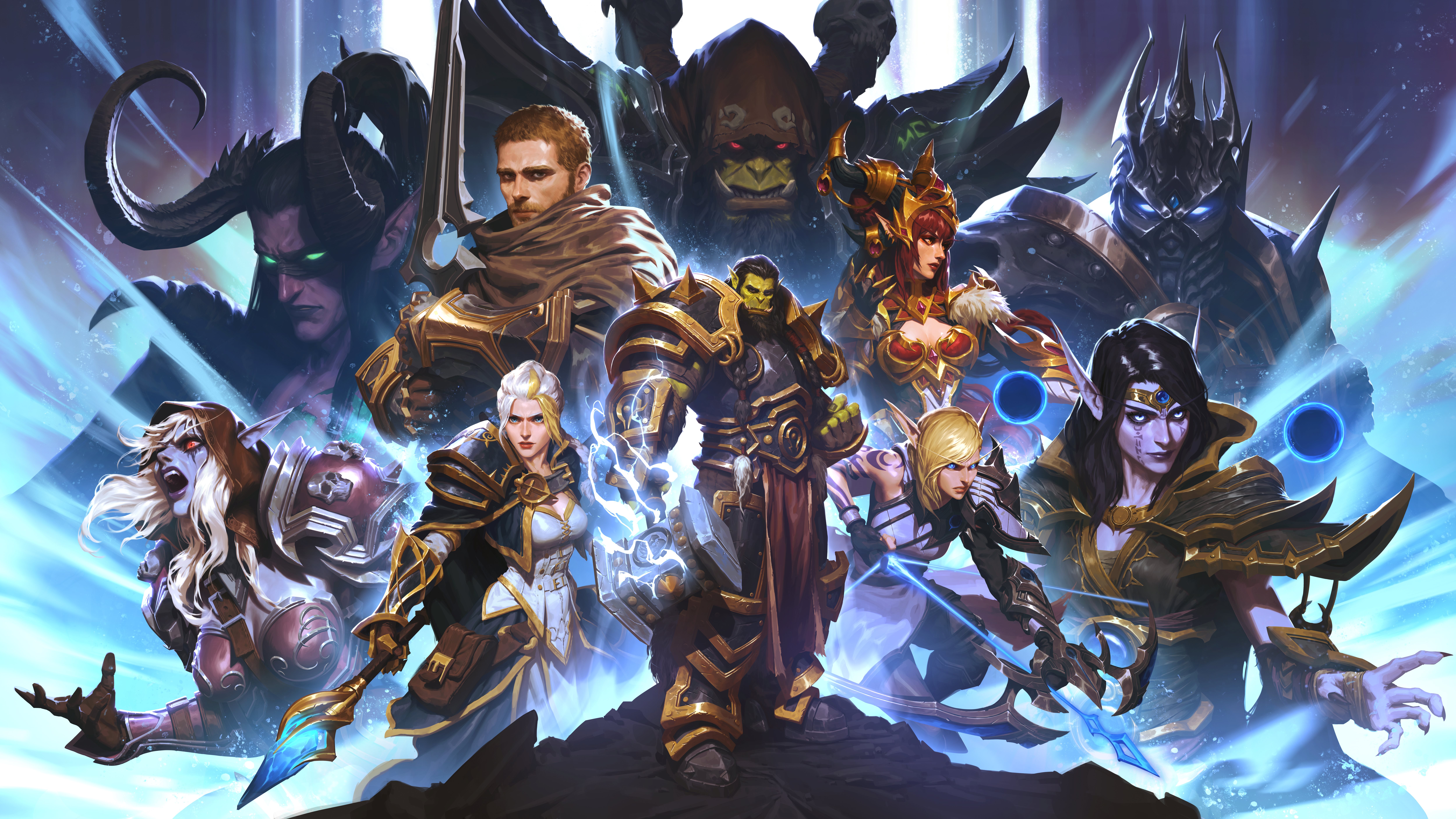 ACMI Game Worlds, World of Warcraft 20th Anniversary (2024) key art (horizontal), courtesy of Blizzard Entertainment